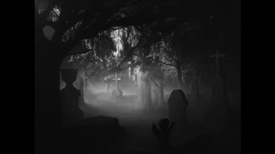 Gif animé gothique fantome